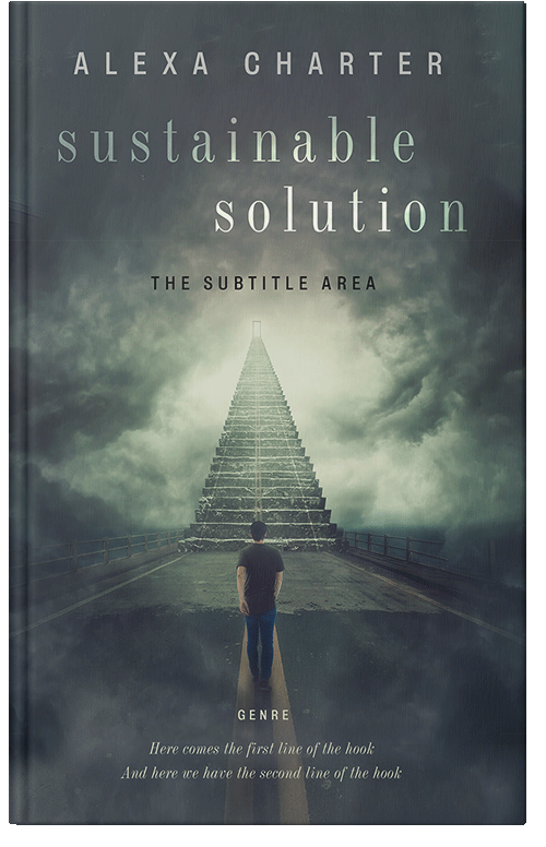 Front view of Mako #21925 - Premade Fantasy Book Cover