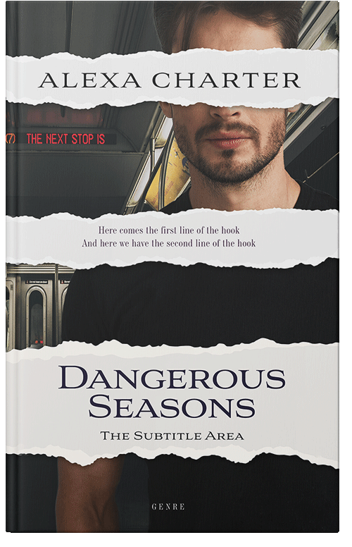 Front view of Premade Mystery & Thriller & Suspense Book Cover - Dune