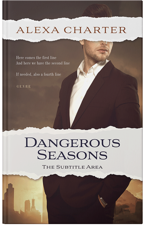 Front view of Premade Mystery & Thriller & Suspense Book Cover - Pearl Bush