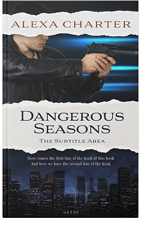 Pre Made Book Cover Ebony Clay