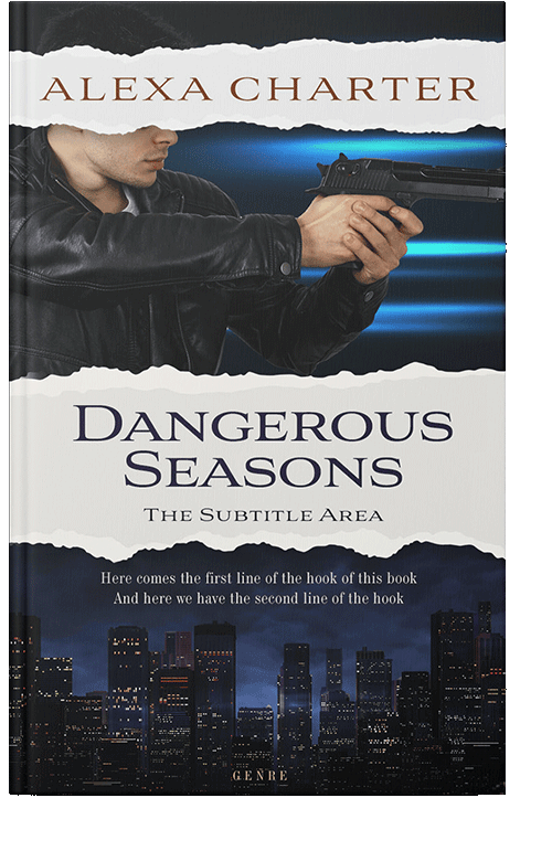 Front view of Ebony Clay #21932 - Premade Mystery & Thriller & Suspense Book Cover