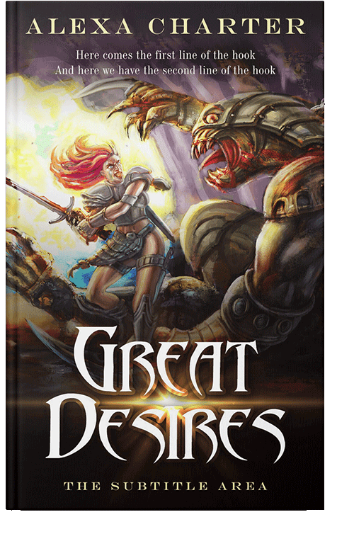 Front view of Pavlova #21940 - Premade Fantasy Book Cover