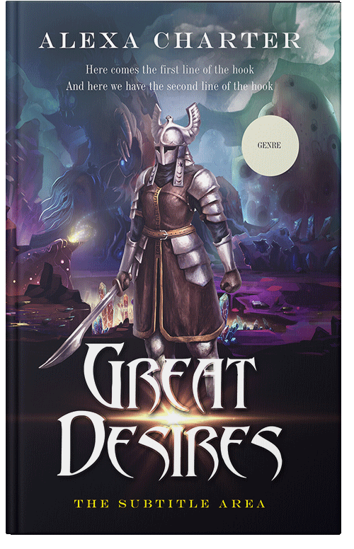 Front view of Blackcurrant #21942 - Premade Fantasy Book Cover