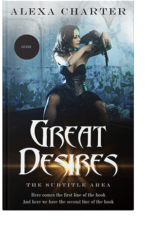 Pre Made Book Cover Tiara