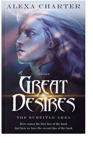 Pre Made Book Cover Steel Gray