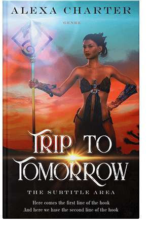 Pre Made Book Cover Burning Sand