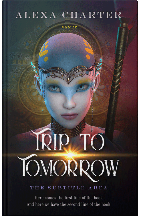 Front view of Premade Science Fiction Book Cover - Mine Shaft