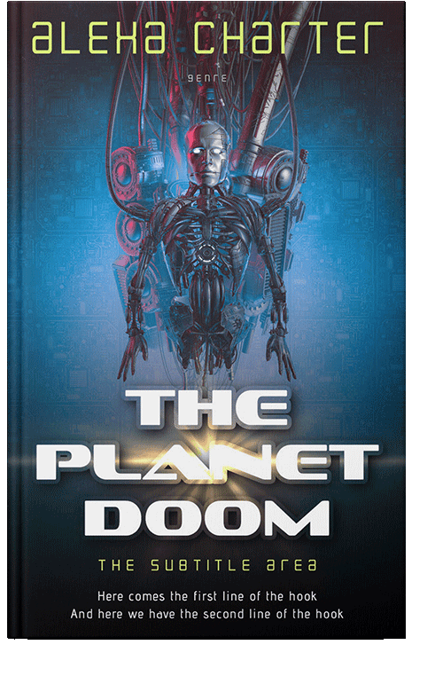 Front view of Mirage #21960 - Premade Science Fiction Book Cover | BookCoverZone