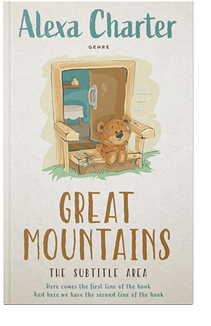 Pre Made Book Cover Pearl Bush