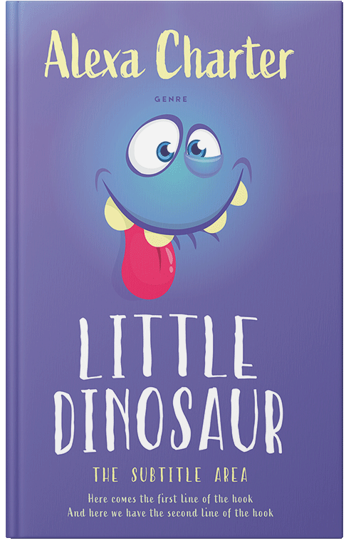 Front view of Premade Children's Book Cover - Wild Blue Yonder