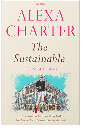 Pre Made Book Cover White Linen