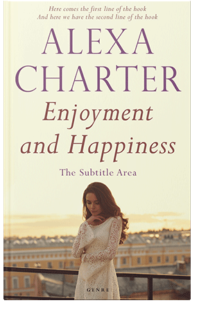 Pre Made Book Cover Citrine White