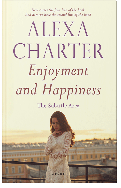 Front view of Citrine White #21988 - Premade Romance Book Cover