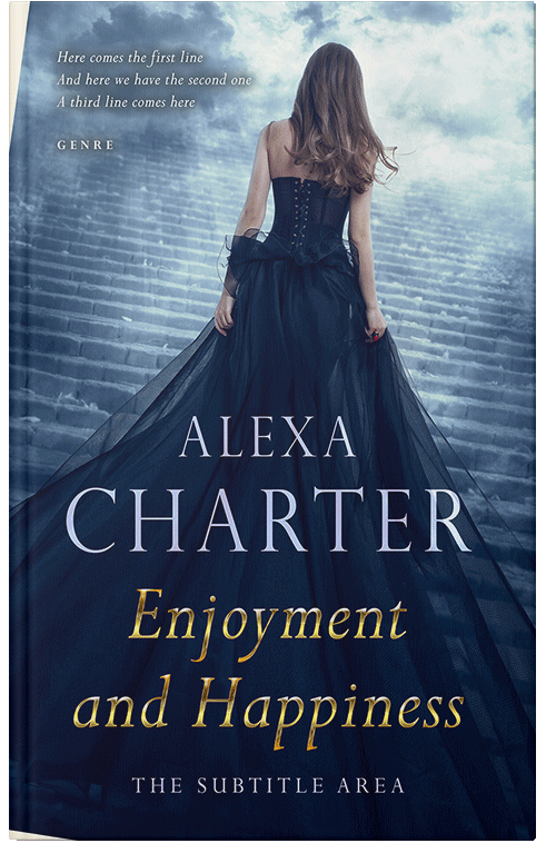 Front view of Loblolly #22005 - Premade Fantasy Book Cover