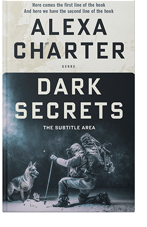 Pre Made Book Cover Outer Space