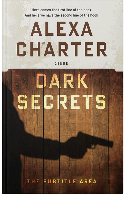 Front view of Nutmeg #22010 - Premade Mystery & Thriller & Suspense Book Cover