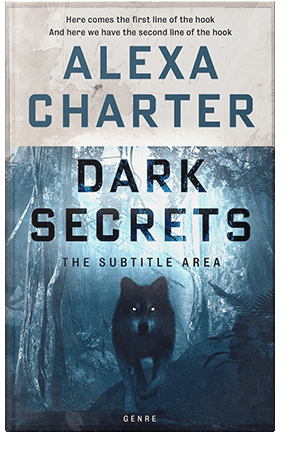 Pre Made Book Cover Quill Gray