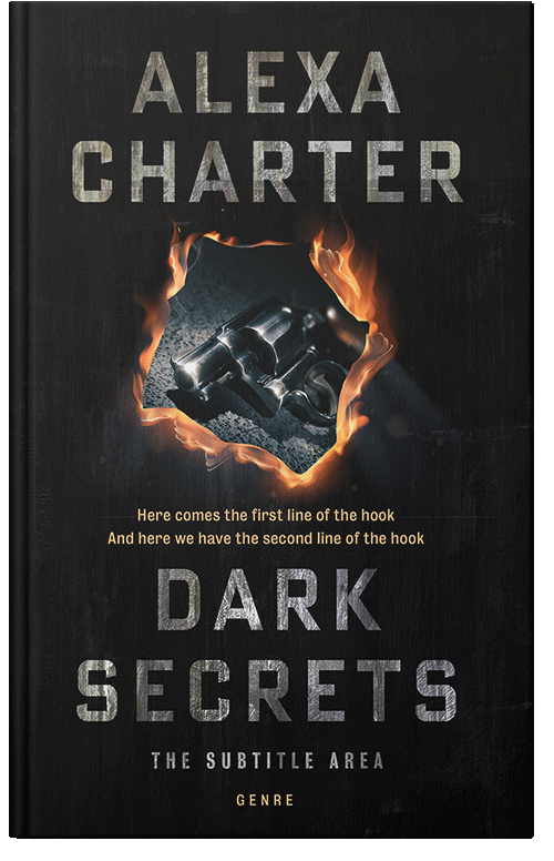 Front view of Cod Gray #22019 - Premade Mystery & Thriller & Suspense Book Cover