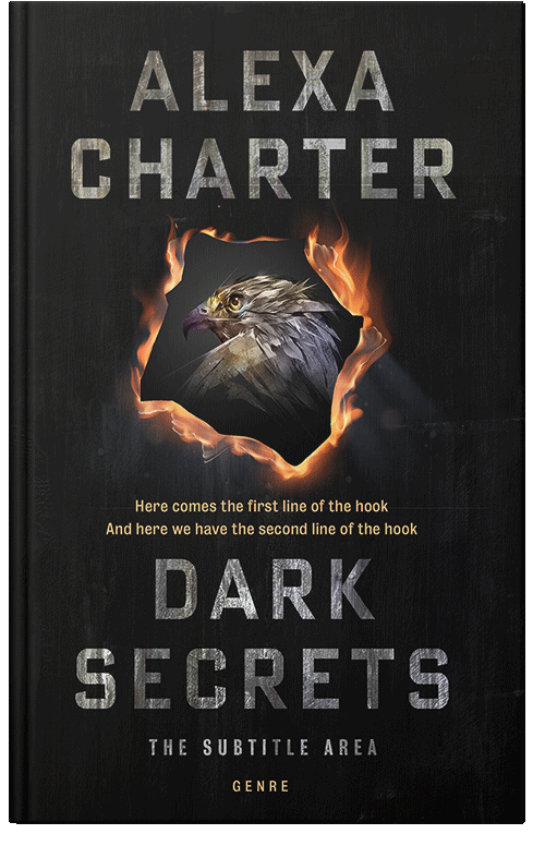 Front view of Cod Gray #22020 - Premade Mystery & Thriller & Suspense Book Cover