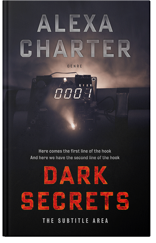 Front view of Premade Mystery & Thriller & Suspense Book Cover - Cinder