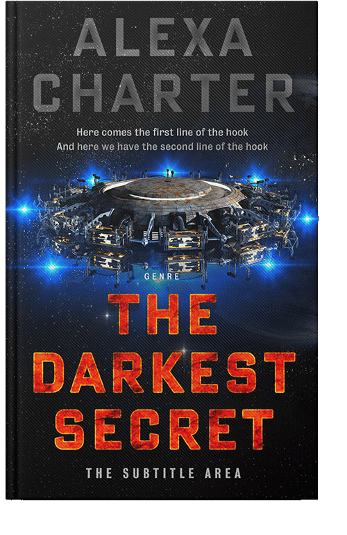 Front view of Cinder #22030 - Premade Science Fiction Book Cover