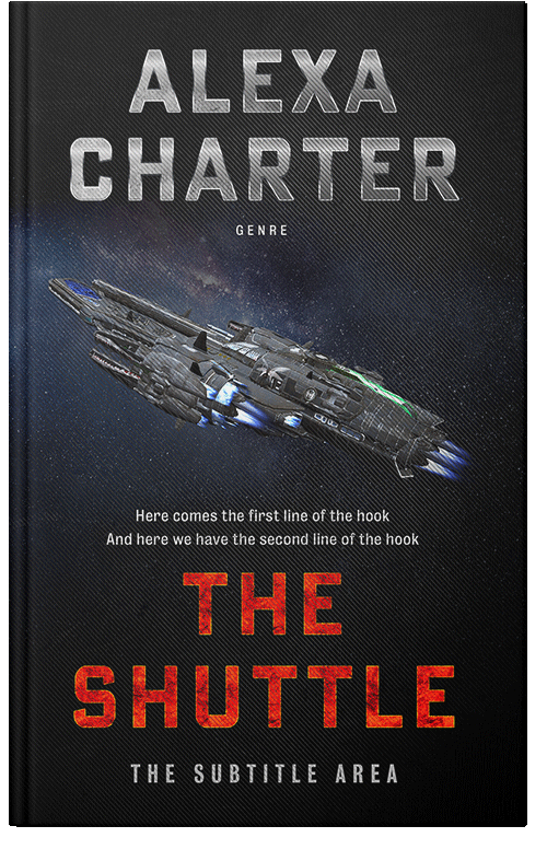 Front view of Premade Science Fiction Book Cover - Woodsmoke