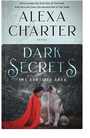 Pre Made Book Cover Pale Slate