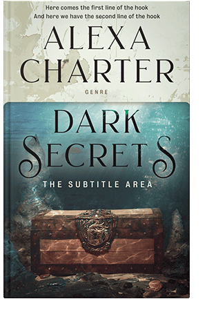 Pre Made Book Cover Moon Mist