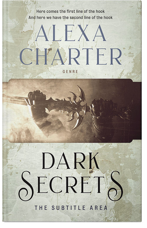 Front view of Moon Mist #22038 - Premade Historical Book Cover