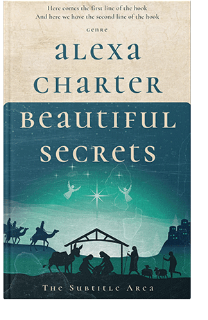 Pre Made Book Cover Nile Blue