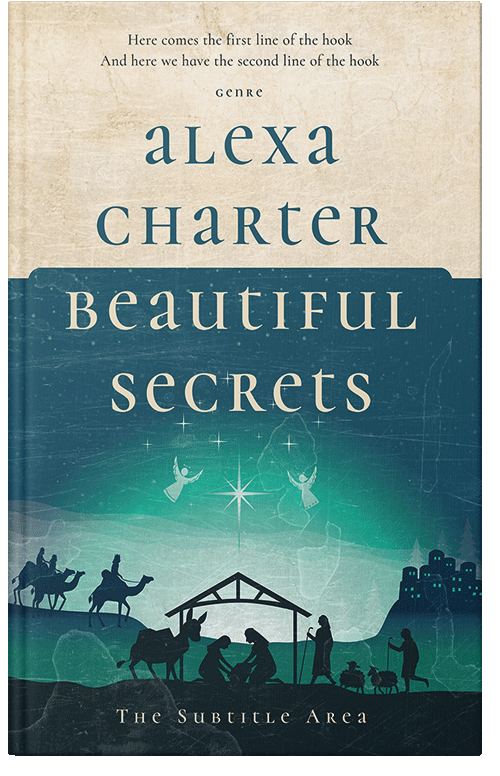 Front view of Nile Blue #22040 - Premade Religion & Spirituality Book Cover