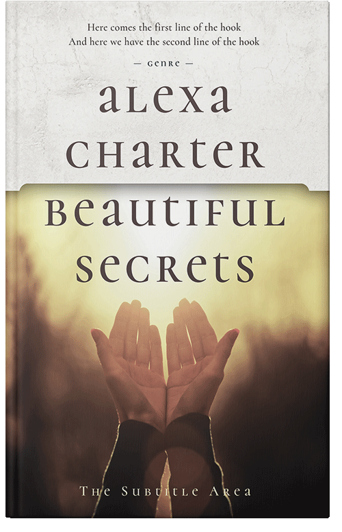 Front view of Premade Religion & Spirituality Book Cover - White Rock