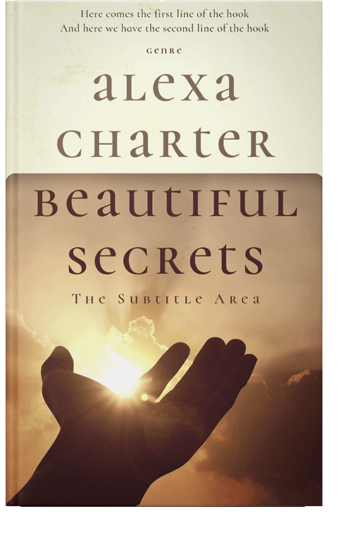 Front view of Double Spanish White #22042 - Premade Religion & Spirituality Book Cover