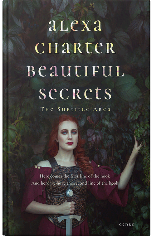 Front view of Premade Fantasy Book Cover - Dune