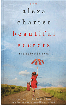 Pre Made Book Cover Periwinkle Gray