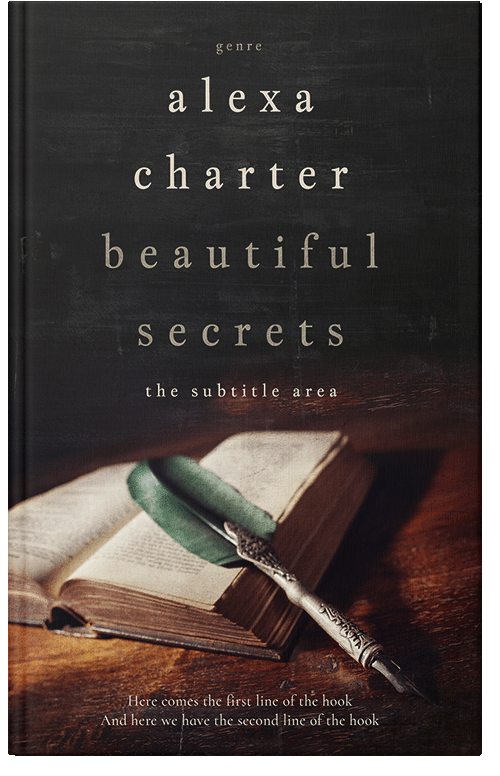 Front view of Premade Historical Book Cover - Indian Khaki