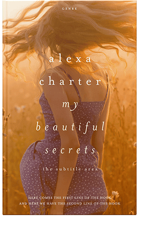 Pre Made Book Cover Desert