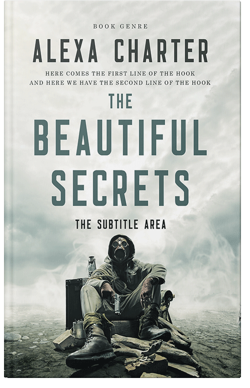 Front view of Premade Apocalyptica Book Cover - Outer Space