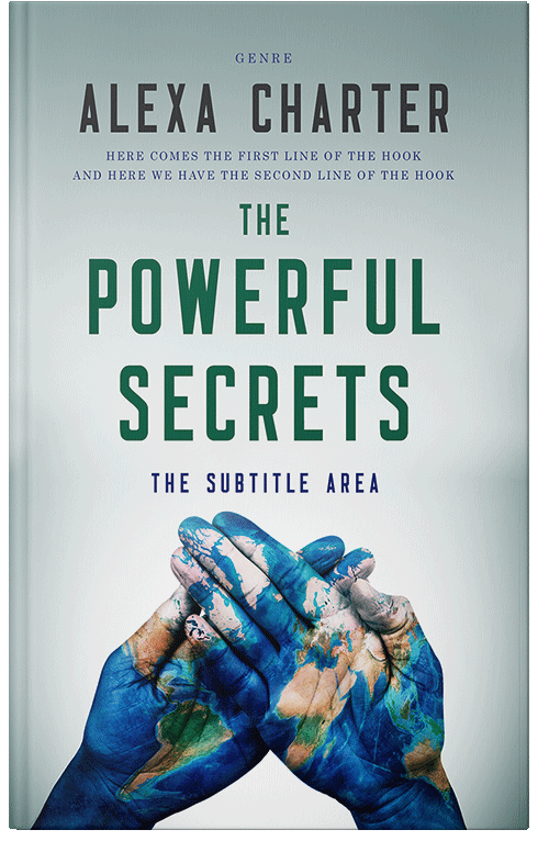 Front view of Premade Environment & Ecology Book Cover - Chathams Blue