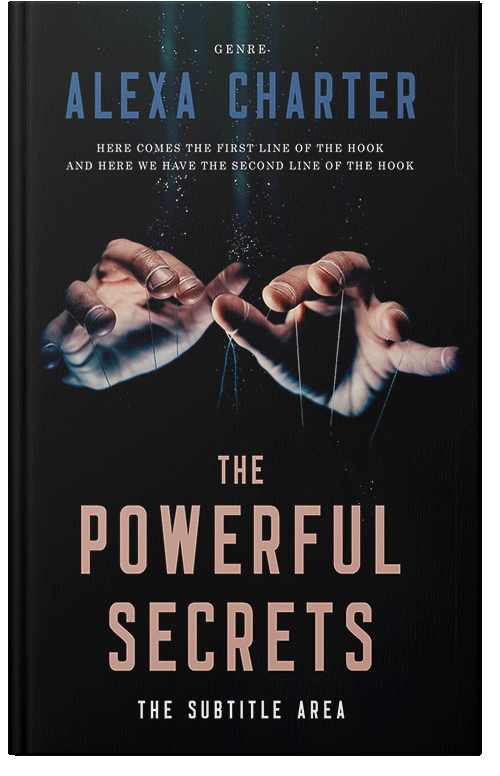 Front view of Quicksand #22116 - Premade Mystery & Thriller & Suspense Book Cover