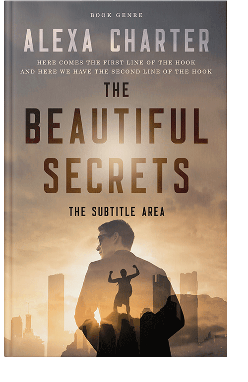 Front view of Donkey Brown #22119 - Premade Business Book Cover