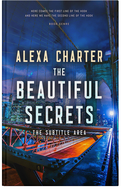 Front view of Bunting #22121 - Premade Mystery & Thriller & Suspense Book Cover