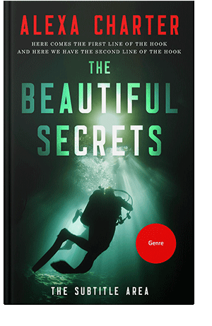 Pre Made Book Cover Black Bean