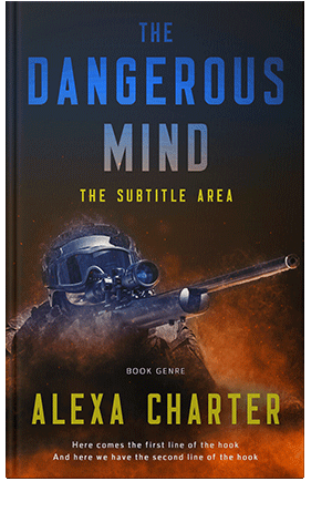 Pre Made Book Cover Cocoa Brown