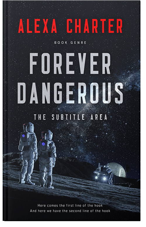 Front view of Bunker #22138 - Premade Science Fiction Book Cover