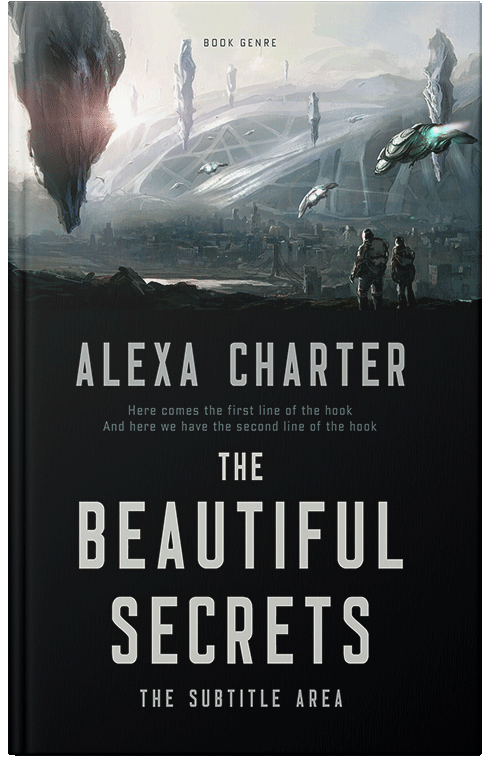 Front view of Premade Science Fiction Book Cover - Woodsmoke