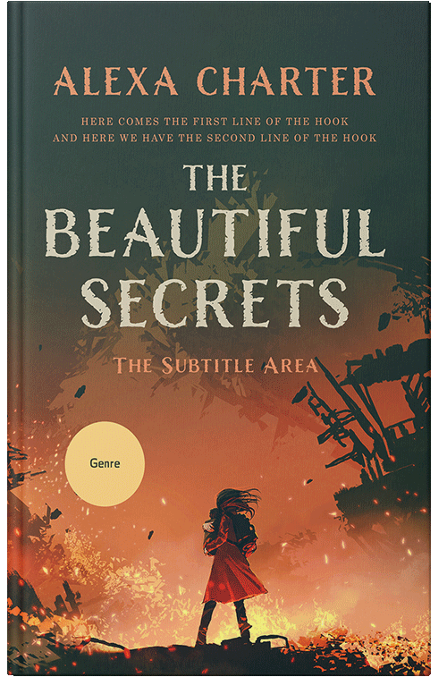 Front view of Di Serria #22148 - Premade Fantasy Book Cover