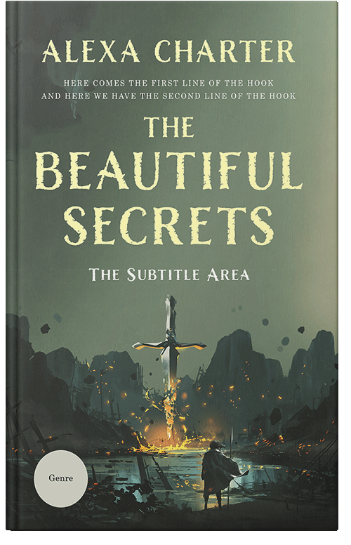 Front view of Premade Fantasy Book Cover - Finlandia