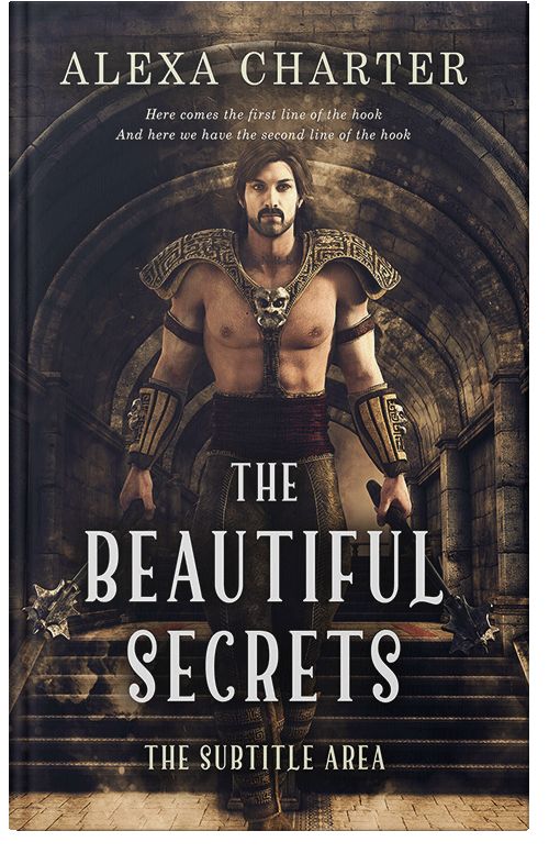 Front view of Premade Fantasy Book Cover - Thunder