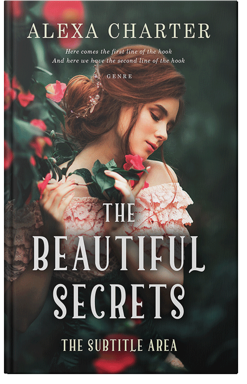 Front view of Premade Romance Book Cover - Cameo